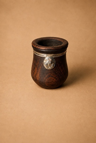 Mate Calden Con Fleje De Alpaca