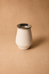 Mate De Acero Blanco